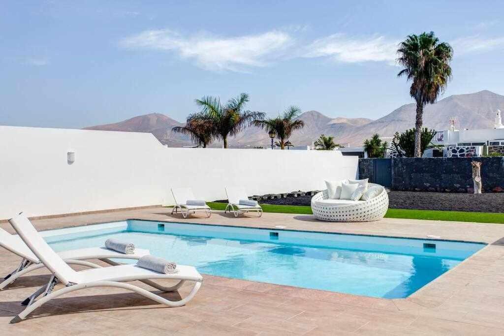 Homu Bianca Fantastica Villa Con Piscina Privad Playa Blanca  Eksteriør billede