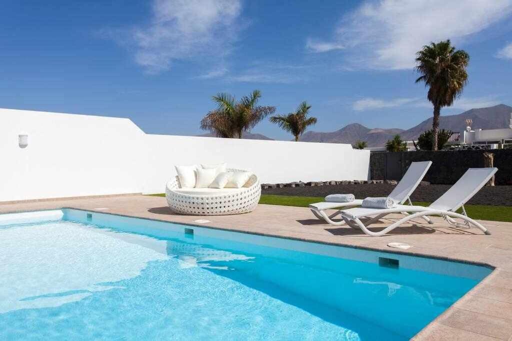 Homu Bianca Fantastica Villa Con Piscina Privad Playa Blanca  Eksteriør billede